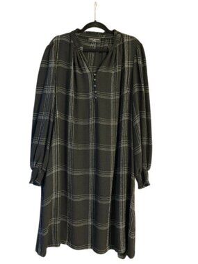 lane bryant denim shirt dress Denim Tiered Midi Dress
